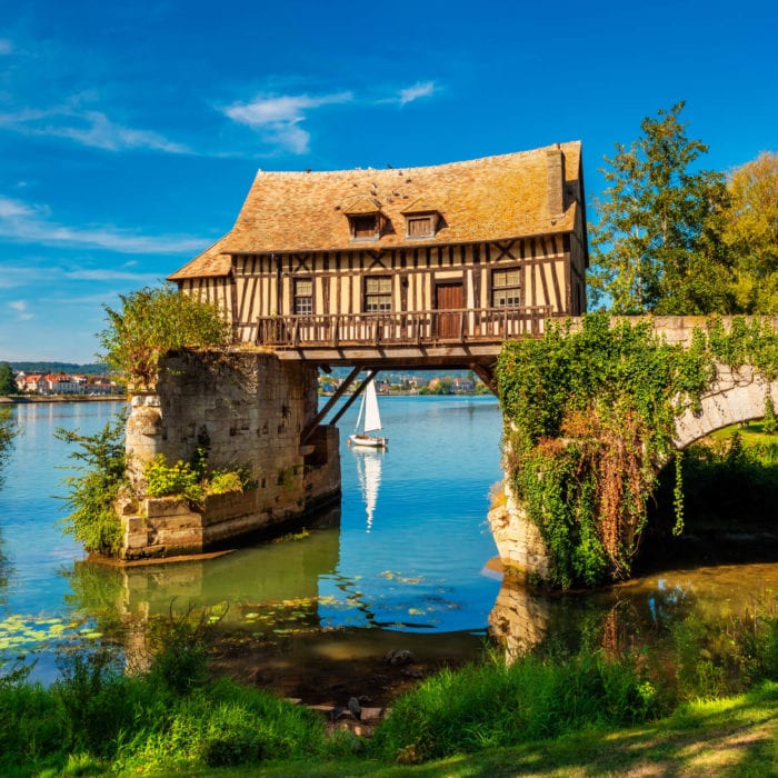 Photo from France: Old Mill in Vernon, Normandy